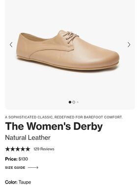 The Women's Derby Leather Oxford Loafer in Cream